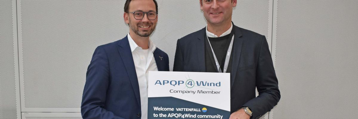 Vattenfall joins APQP4Wind